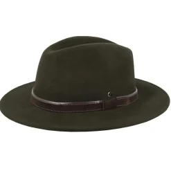 Homme M BY FLECHET CHAPEAU FEUTRE LAINE KAKI