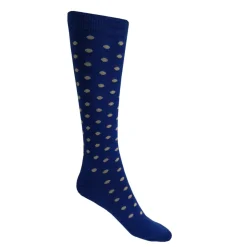 Femme TERZEO CAVALIERS CHAUSSETTES FANTAISIE POIS BLEU