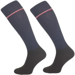 Femme TERZEO CAVALIERS CHAUSSETTES FRANCE LIGNES MARINE