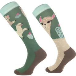 Femme TERZEO CAVALIERS CHAUSSETTES FUN DESIGN ALPAGA FOU
