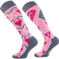 Femme TERZEO CAVALIERS CHAUSSETTES FUN DESIGN HOBBY HORSE
