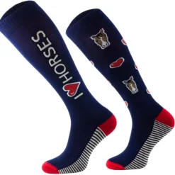 Femme TERZEO CAVALIERS CHAUSSETTES FUN DESIGN HORSE