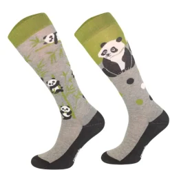 Femme TERZEO CAVALIERS CHAUSSETTES FUN DESIGN PANDA