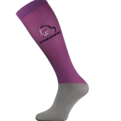 Femme TERZEO CAVALIERS CHAUSSETTES MICROFIBRES BORDEAUX