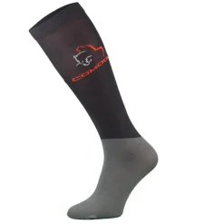 Femme TERZEO CAVALIERS CHAUSSETTES MICROFIBRES GRISES