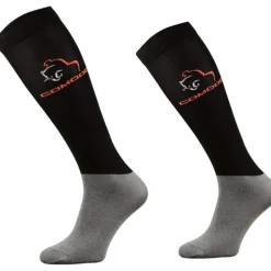 Femme TERZEO CAVALIERS CHAUSSETTES MICROFIBRES NOIRES