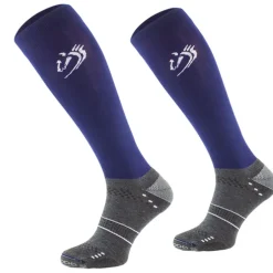 Femme TERZEO CAVALIERS CHAUSSETTES TECHNIQUES MARINES