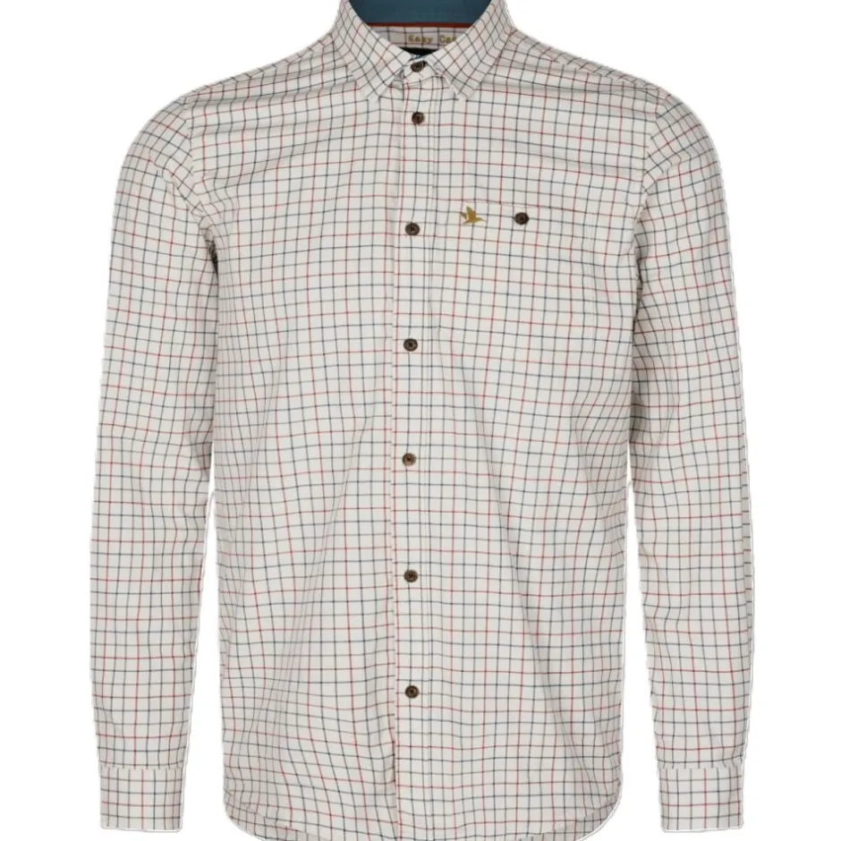 Homme SEELAND CHEMISE DE CHASSE HOMME OXFORD GRAPE TERRACOTTA