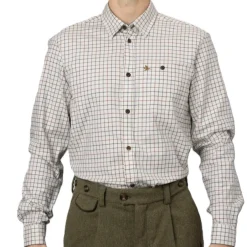 Homme SEELAND CHEMISE DE CHASSE HOMME OXFORD GRAPE TERRACOTTA