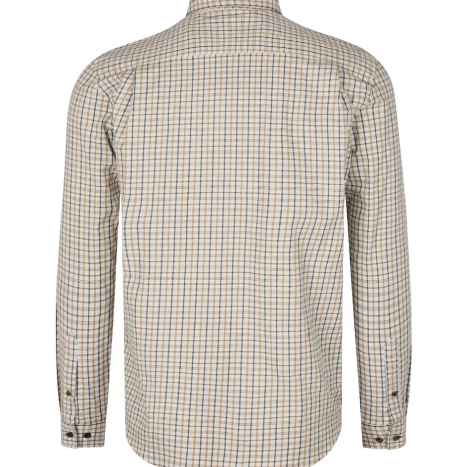 Homme SEELAND CHEMISE DE CHASSE HOMME OXFORD CLASSIC BLUE BROWN