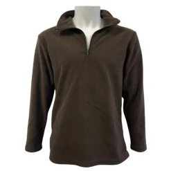 Homme TERZEO PASSIONNÉS DE NATURE CHEMISE F1 MICRO POLAIRE MARRON