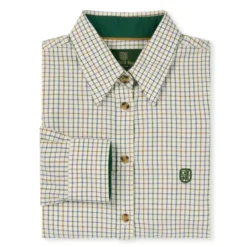 Femme OXFORD BLUE CHEMISE FEMME TATTERSALL GREEN