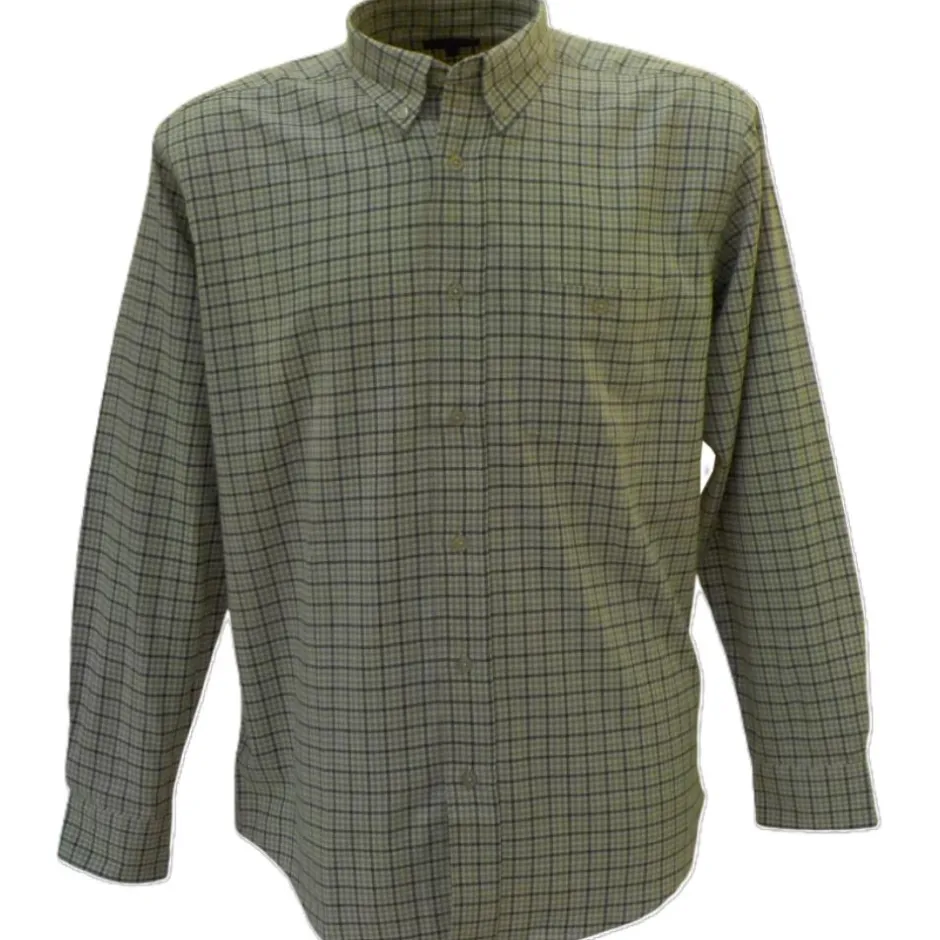 Homme KALAHARI CHEMISE FLANELLE ELFAN VERT