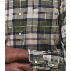 Homme BARBOUR CHEMISE FORTROSE FOREST MIST