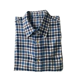 Homme EASY LINE CHEMISE GLAO CARREAUX BLEU ECOSSAIS