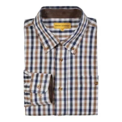 Homme PROHUNT CHEMISE NANCAY BLEU MARRON