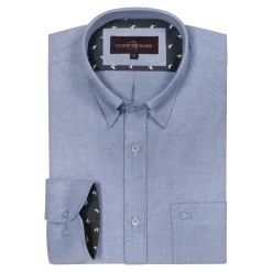 Homme CLUB INTERCHASSE CHEMISE NEPTUNE BLEU