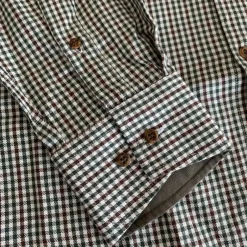 Homme GIANI VALLI CHEMISE PETIT CARREAUX VERT FONCE