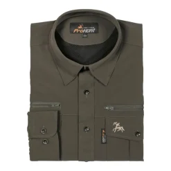 Homme PROHUNT CHEMISE STRETCH ANTITIC GROUSE KAKI