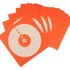COURT CIBLES 10X10 ROUGE X100