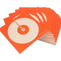 COURT CIBLES 10X10 ROUGE X100