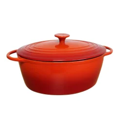 BAUMALU COCOTTE OVALE EN FONTE EMAILLEE 7L
