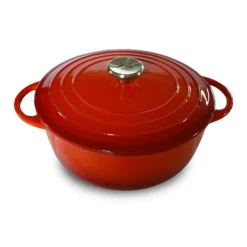 BAUMALU COCOTTE RONDE EN FONTE EMAILLEE 3L