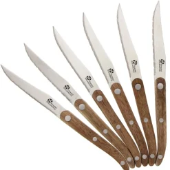 PRADEL EXCELLENCE COFFRET 6 COUTEAUX STEAK MANCHE ACACIA