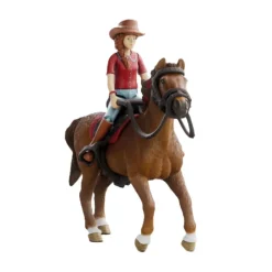 Enfant SCHLEICH COFFRET CAVALIÈRE HANNAH ET CAYENNE