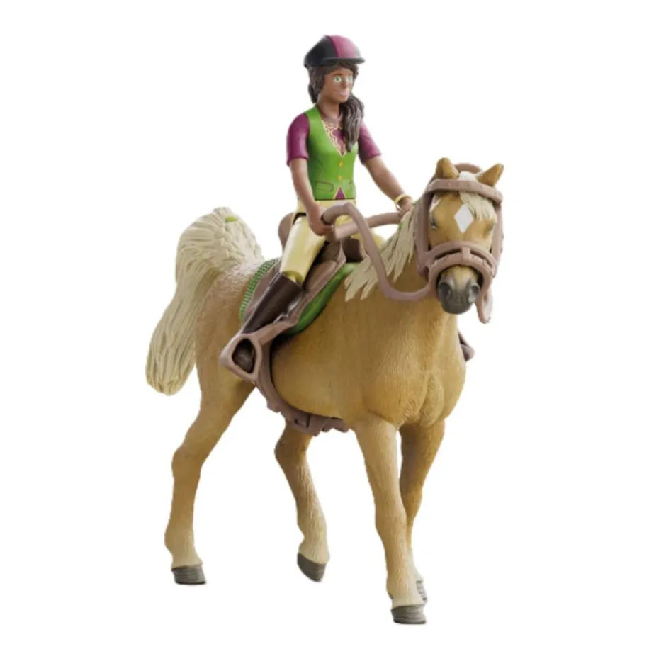Enfant SCHLEICH COFFRET CAVALIÈRE SARAH ET MYSTERY
