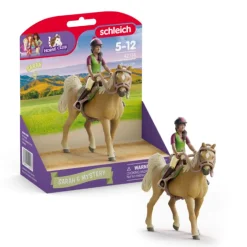 Enfant SCHLEICH COFFRET CAVALIÈRE SARAH ET MYSTERY