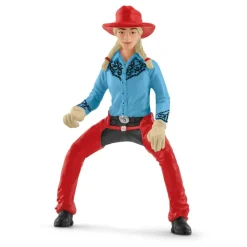 Enfant SCHLEICH COFFRET COWGIRL ET TONNEAUX DE RACING