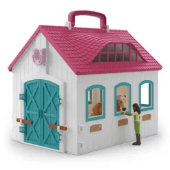 Enfant SCHLEICH COFFRET ÉCURIE TRANSPORTABLE