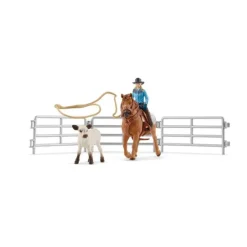 Enfant SCHLEICH COFFRET EQUIPE DE COWBOY ET LEURS LASSOS