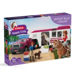 Enfant SCHLEICH COFFRET PICK-UP ET SA GRANDE REMORQUE ÉQUESTRE