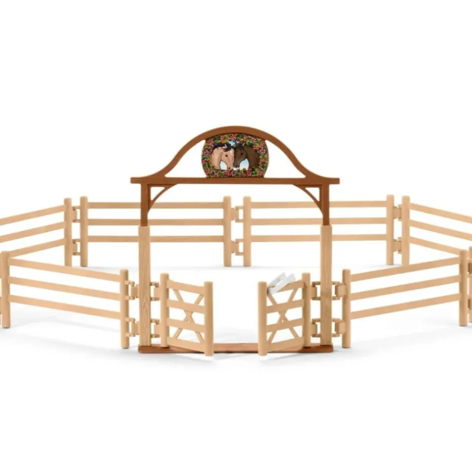 Enfant SCHLEICH COFFRET PRÉ POUR CHEVAUX AVEC PORTAIL