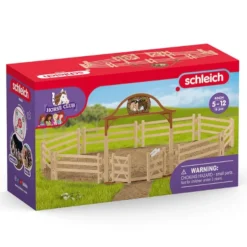 Enfant SCHLEICH COFFRET PRÉ POUR CHEVAUX AVEC PORTAIL