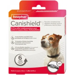 BEAPHAR COLLIER CANISHIELD PT/MOYEN CHIEN