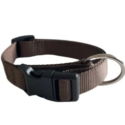 TERZEO VOS ANIMAUX COLLIER NYLON MARRON