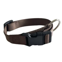 TERZEO VOS ANIMAUX COLLIER NYLON MARRON