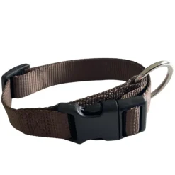 TERZEO VOS ANIMAUX COLLIER NYLON MARRON