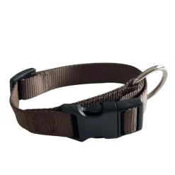 TERZEO VOS ANIMAUX COLLIER NYLON MARRON