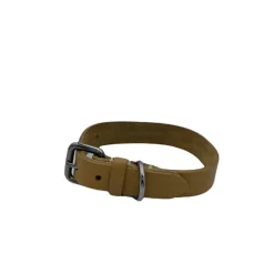 COLLIER SIMPLE 60CM COGNAC