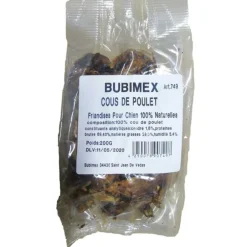 BUBIMEX COU DE POULET SÉCHÉS 200G