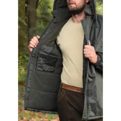 Homme TERZEO PASSIONNÉS DE NATURE COUPE VENT FOURRE KAKI