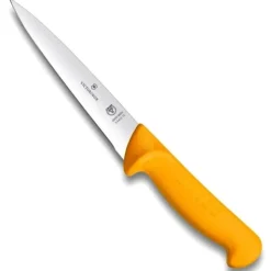VICTORINOX COUTEAU A SAIGNER SWIBO 18CM JAUNE
