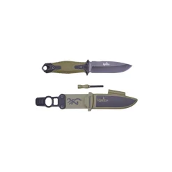 BROWNING COUTEAU IGNITE NOIR & KAKI ALLUME FEU & CLIP CEINTURE