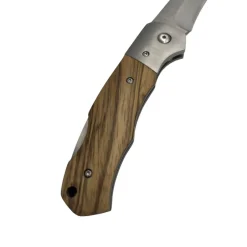 TERZEO PASSIONNÉS DE NATURE COUTEAU PLIANT ZEBRA + ETUI