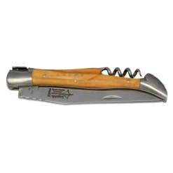 ARBALETE G.DAVID COUTEAU TIRE-BOUCHON LAGUIOLE EN OLIVIER