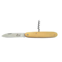 DOURIS CHASTEL COUTEAU TIRE-BOUCHON NAVETTE EN POINTE DE CORNE